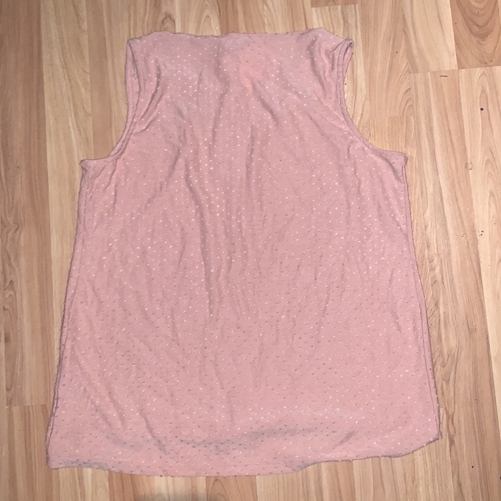 Rose and Olive | pink dotted tank size small - Picture 4 of 5